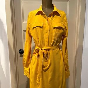 Silk Shirt Dress Banana Republic